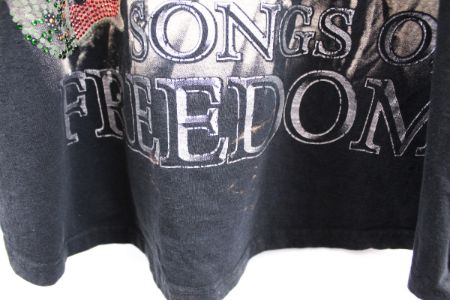 Vintage Bob Marley Songs Of Freedom Guitar & Picture Tee sold by HG Vintage