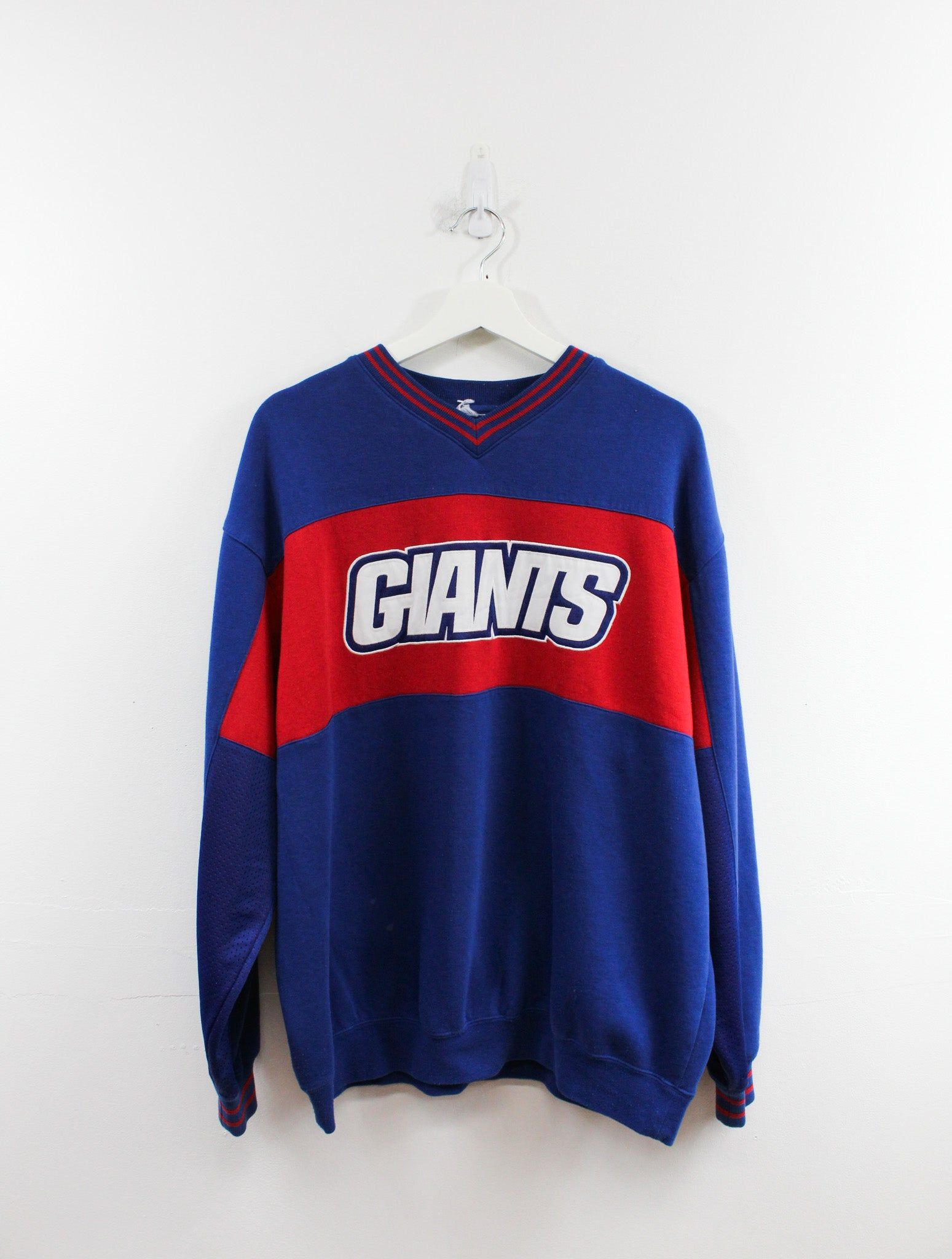 Vintage NFL New York Giants Embroidered Script Crewneck sold by HG Vintage