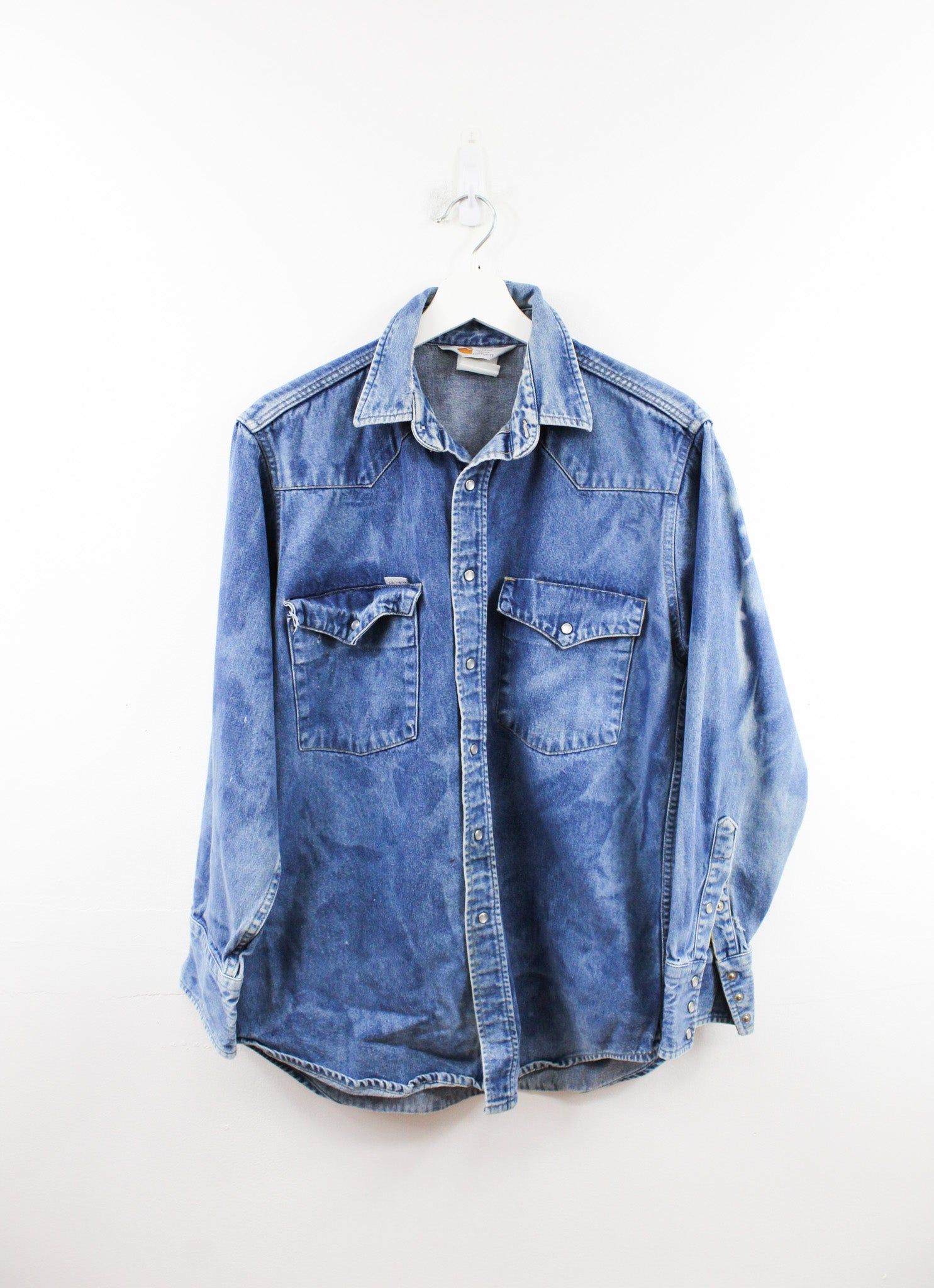 Carhartt Denim Western Shirt sold by HG Vintage