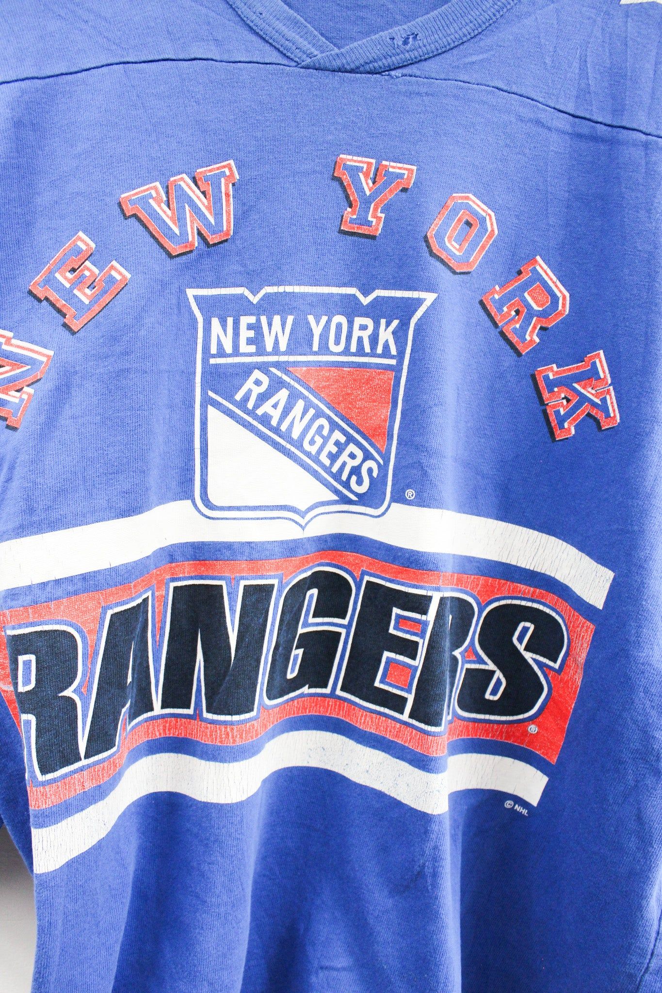Vintage Single Stitch NHL New York Rangers Jersey Tee sold by HG Vintage product image thumbnail 2