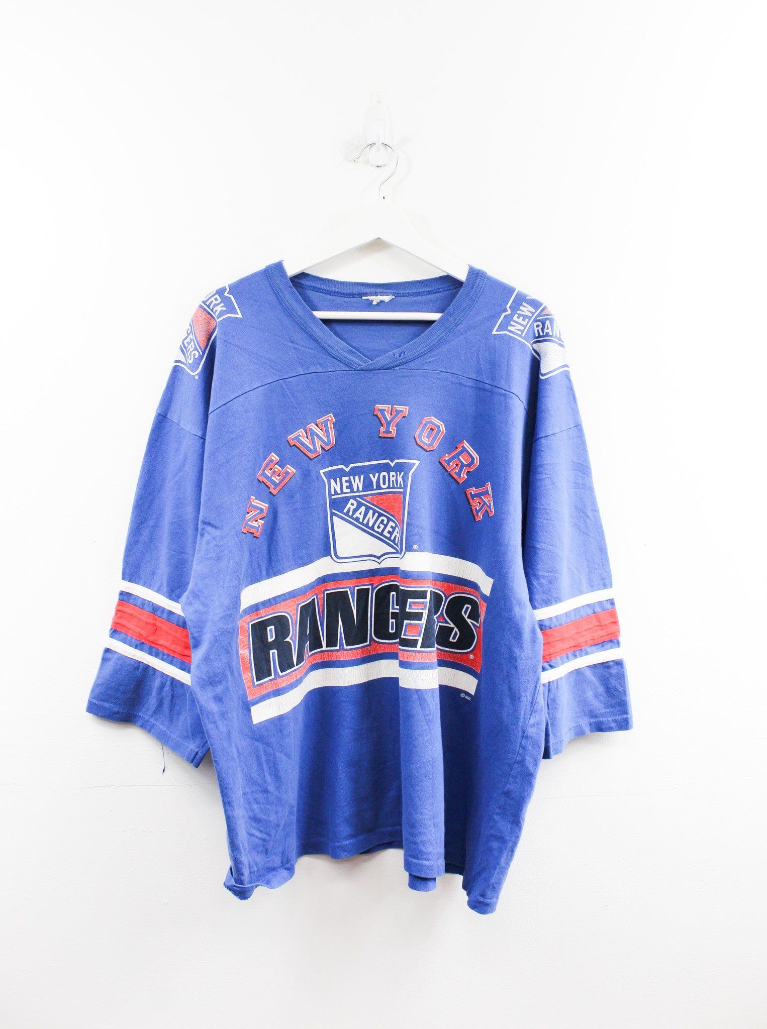 Vintage Single Stitch NHL New York Rangers Jersey Tee sold by HG Vintage
