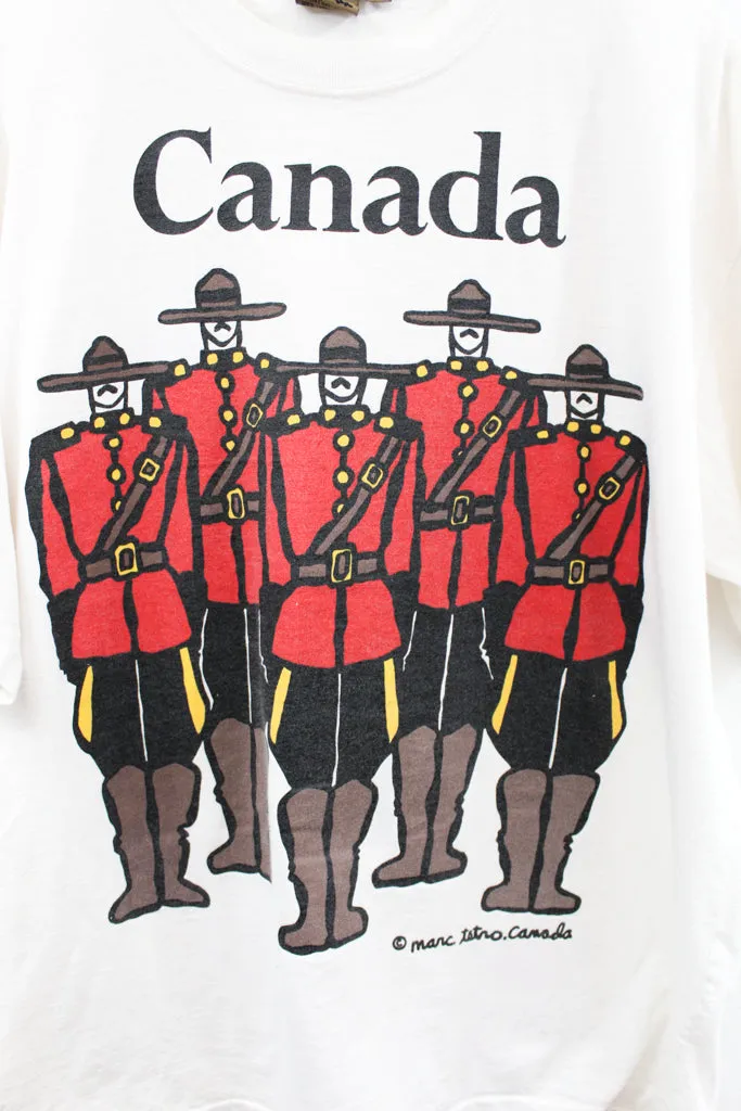 Z- Vintage RCMP Canada Marc Tétro Graphic Single Stitch Tee sold by HG Vintage product image thumbnail 2