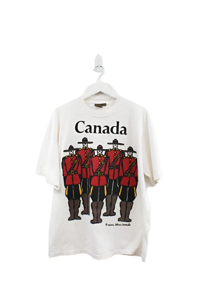 Z- Vintage RCMP Canada Marc Tétro Graphic Single Stitch Tee sold by HG Vintage