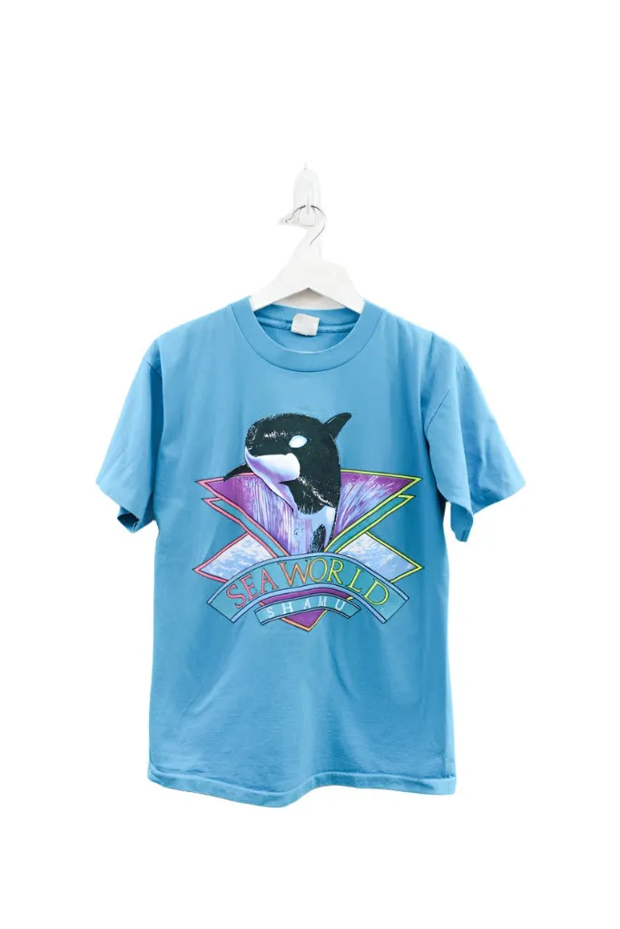Z - Vintage Single Stitch Sea World Shamu Killer Whale Tee sold by HG Vintage