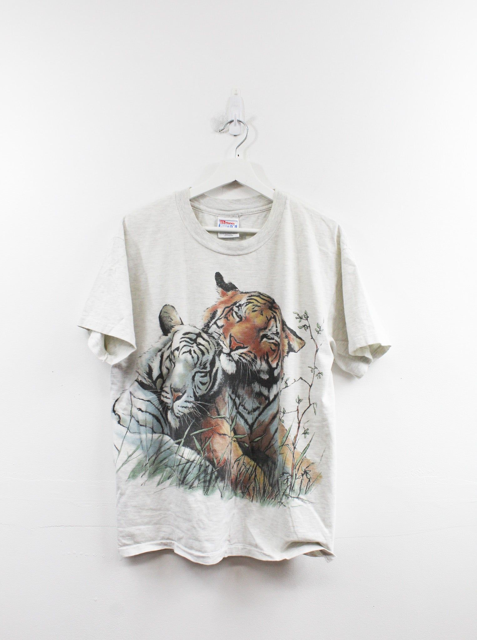 Vintage Single Stitch Tiger & White Tiger Graphic Tee sold by HG Vintage