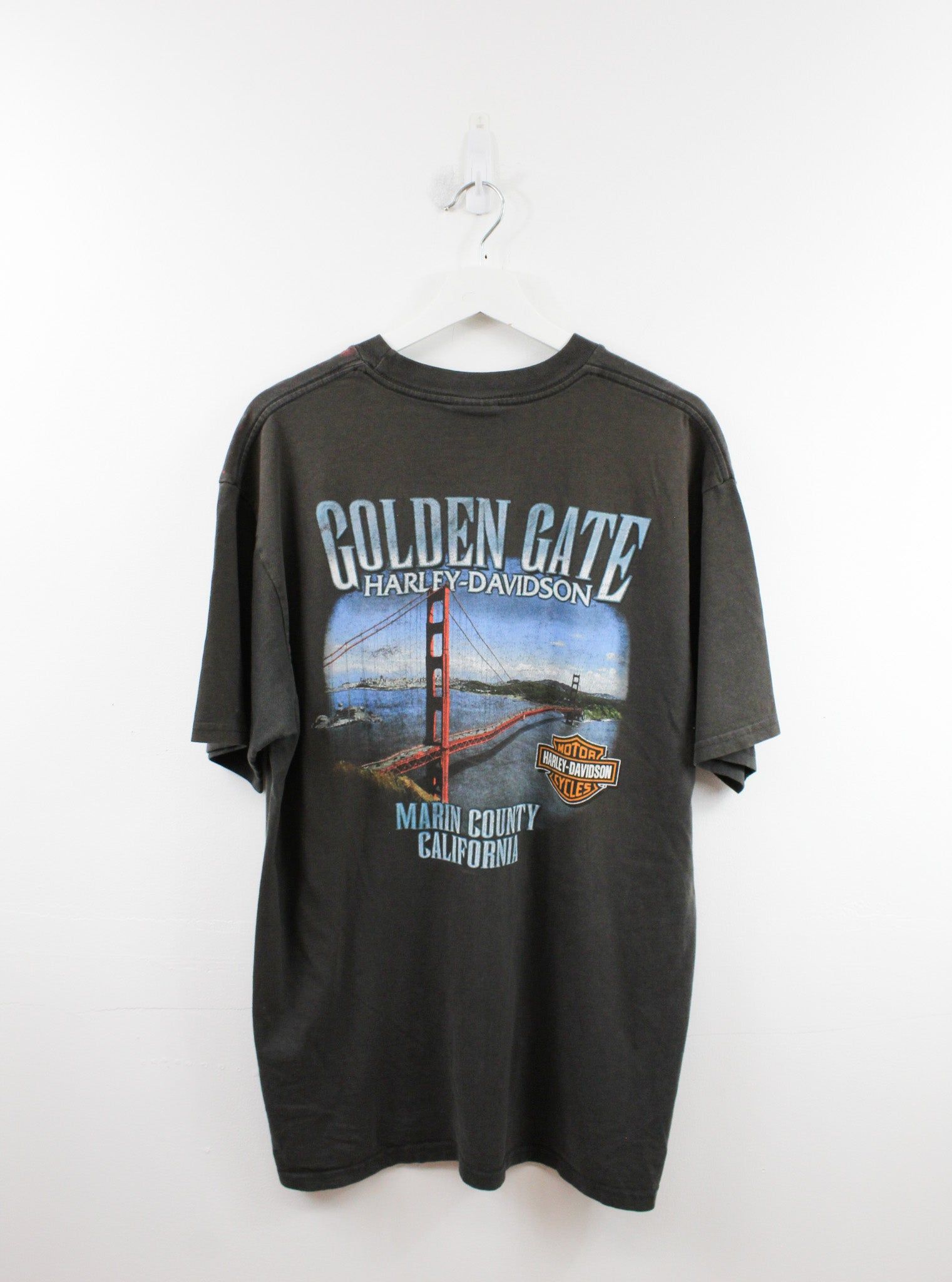 Vintage Harley Davidson 07' Golden Gate Tee sold by HG Vintage product image thumbnail 3