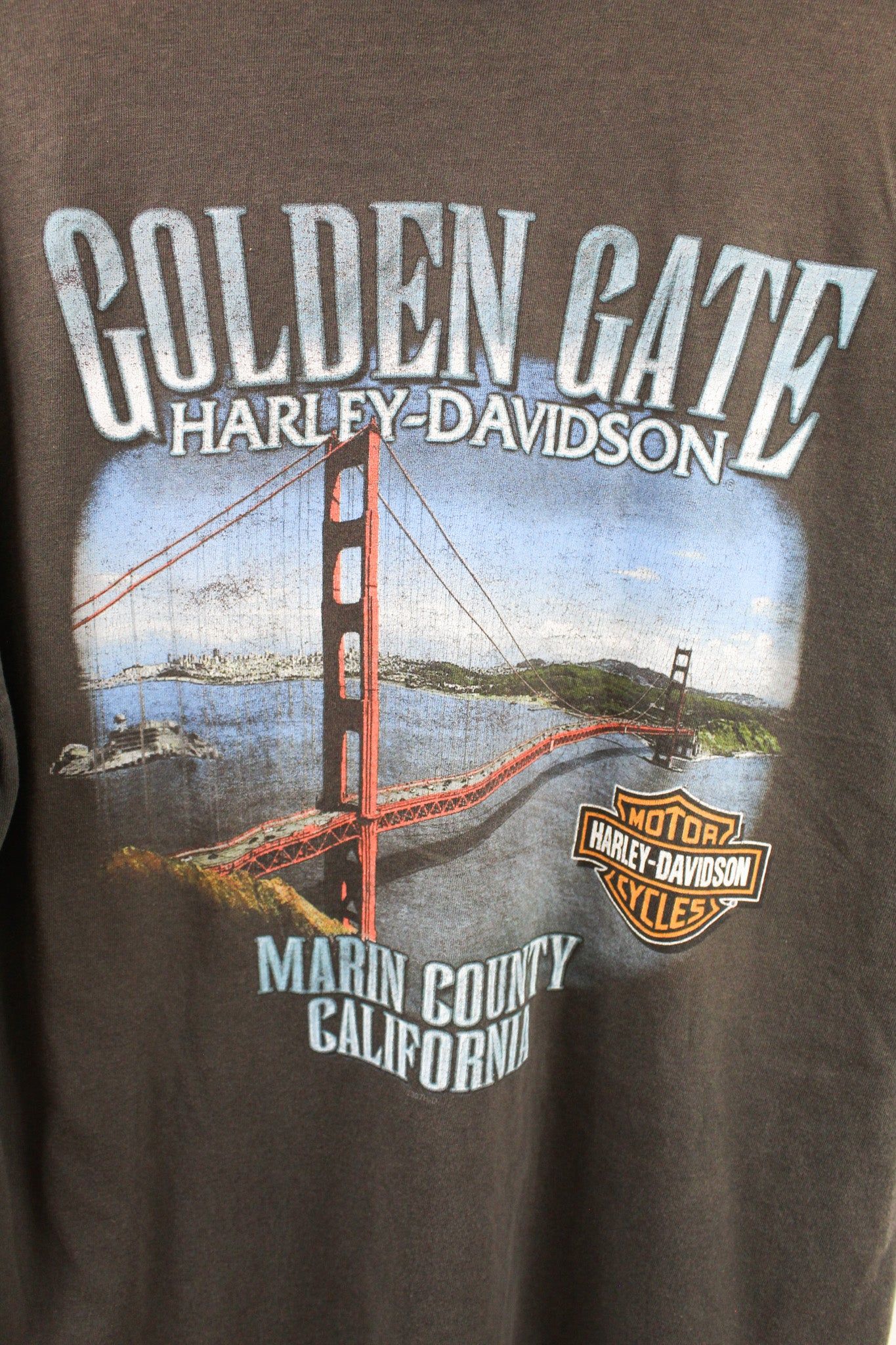 Vintage Harley Davidson 07' Golden Gate Tee sold by HG Vintage product image thumbnail 4