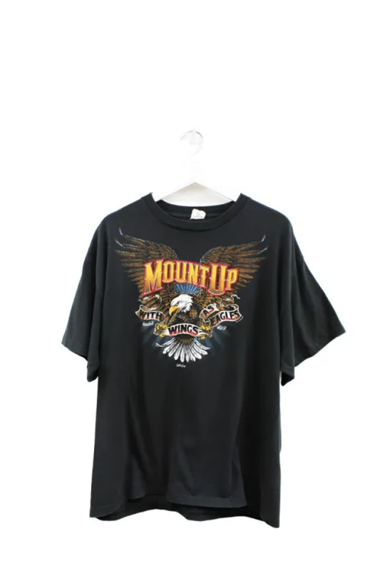 Z - Vintage 2009 Mount Up With Wings As An Eagle Motorcycle Tee sold by HG Vintage