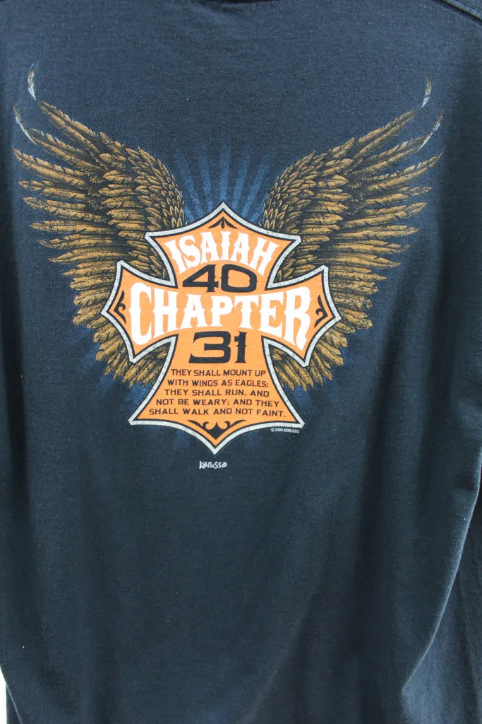 Z - Vintage 2009 Mount Up With Wings As An Eagle Motorcycle Tee sold by HG Vintage product image thumbnail 3