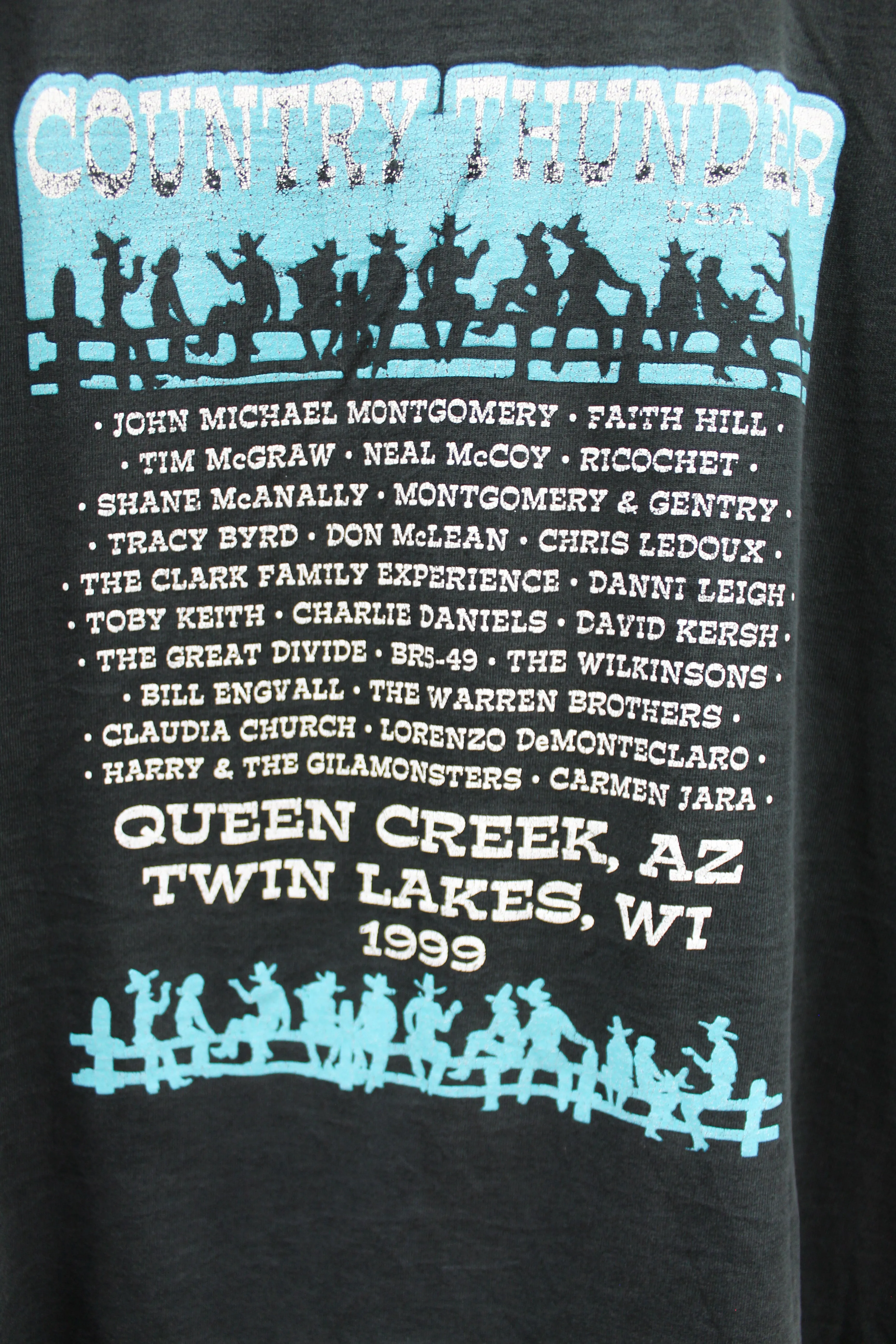 X - Vintage 1999 Country Thunder USA Festival Tee sold by HG Vintage product image thumbnail 4