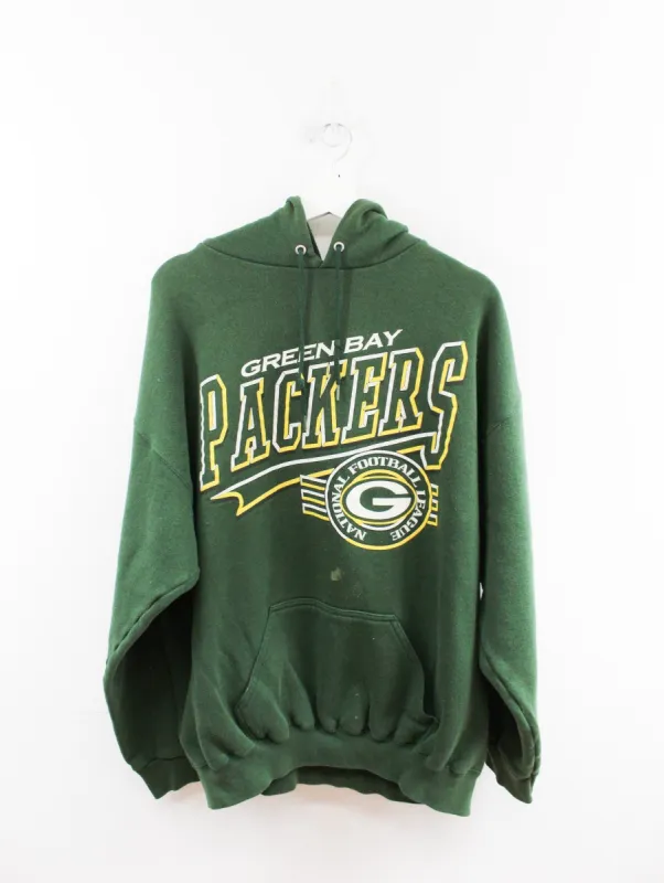 Logo 7 NFL Green Bay Packers Logo Hoodie sold by HG Vintage