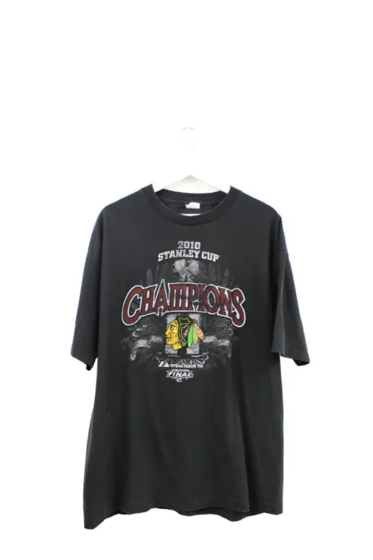 Z - 2010 NHL Chicago Blackhawks Stanley Cup Champs Official Parade Tee sold by HG Vintage