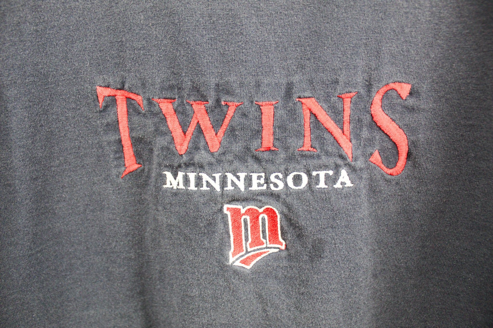 MLB Minnesota Twins Logo Embroidered Tee sold by HG Vintage product image thumbnail 2