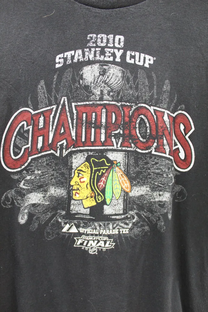Z - 2010 NHL Chicago Blackhawks Stanley Cup Champs Official Parade Tee sold by HG Vintage product image thumbnail 2