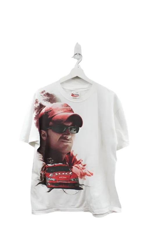 Z- Vintage 2007 Dale Earnhardt Jr Nascar Budweiser Picture Chase Authentic Tee sold by HG Vintage