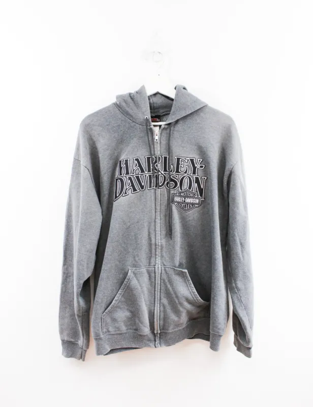 Harley Davidson Embroidered Logo Hoodie sold by HG Vintage