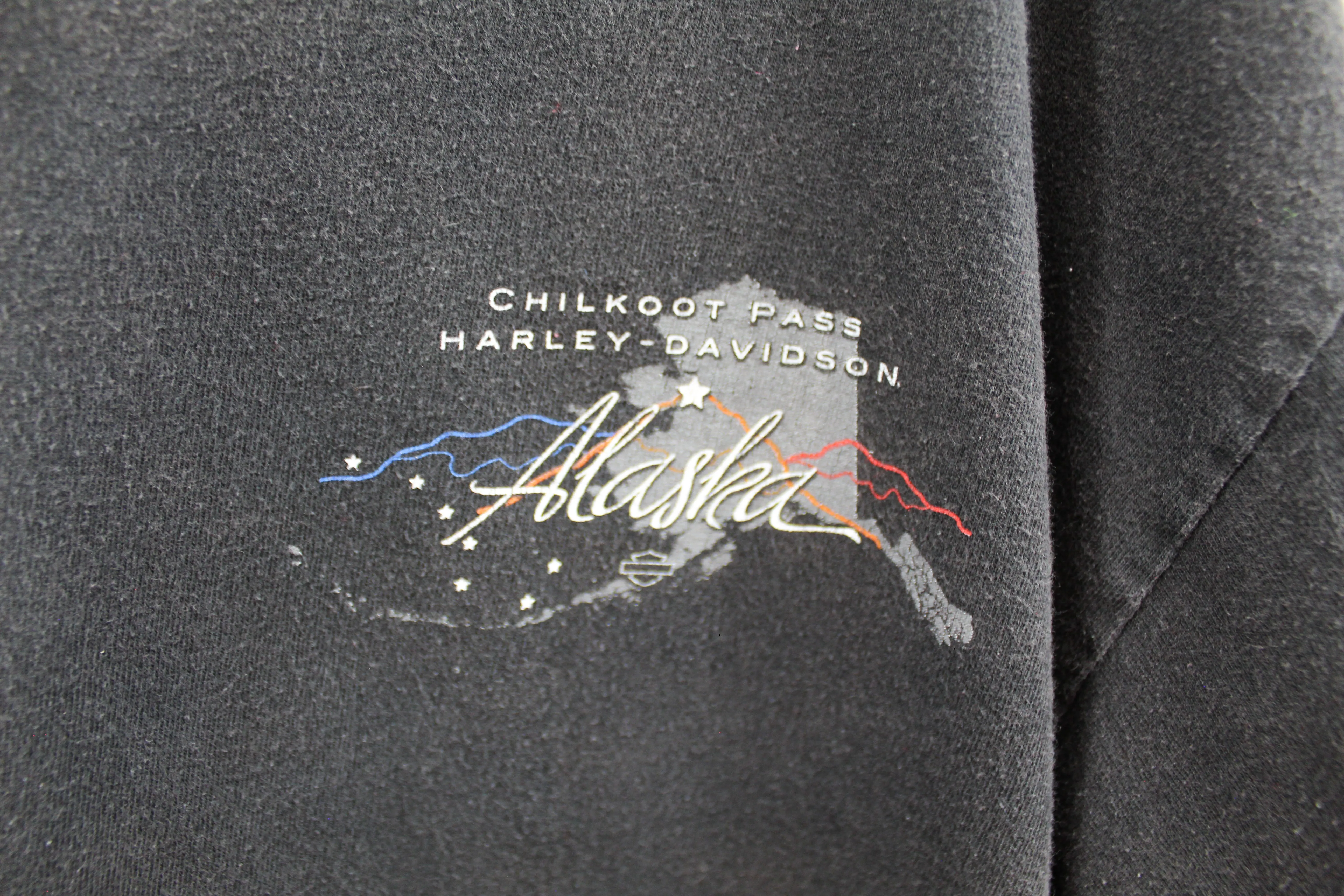 Z - Vintage Harley Davidson Skagway Alaska Graphic Tee sold by HG Vintage product image thumbnail 2
