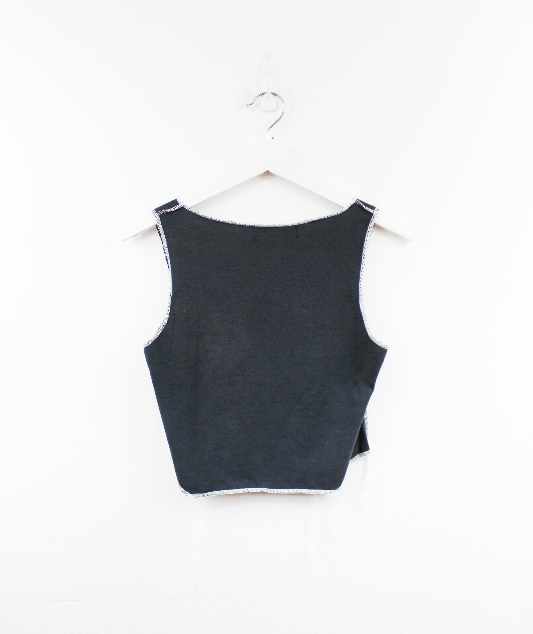 Haus Of Mojo Reworked Vintage Harley Davidson Motorcycle And Logo Design Double Stitch Crop Top sold by HG Vintage product image thumbnail 3