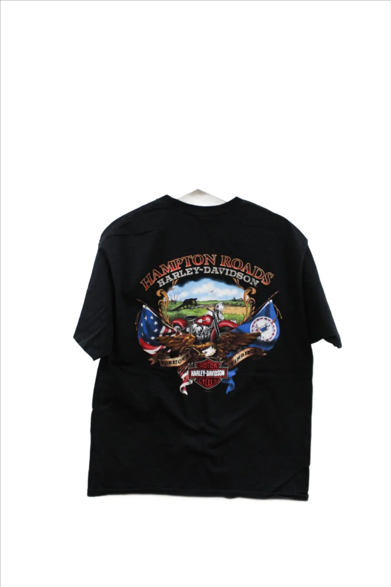 X - Harley Davidson Boar Hampton Roads Virgina Tee sold by HG Vintage product image thumbnail 4