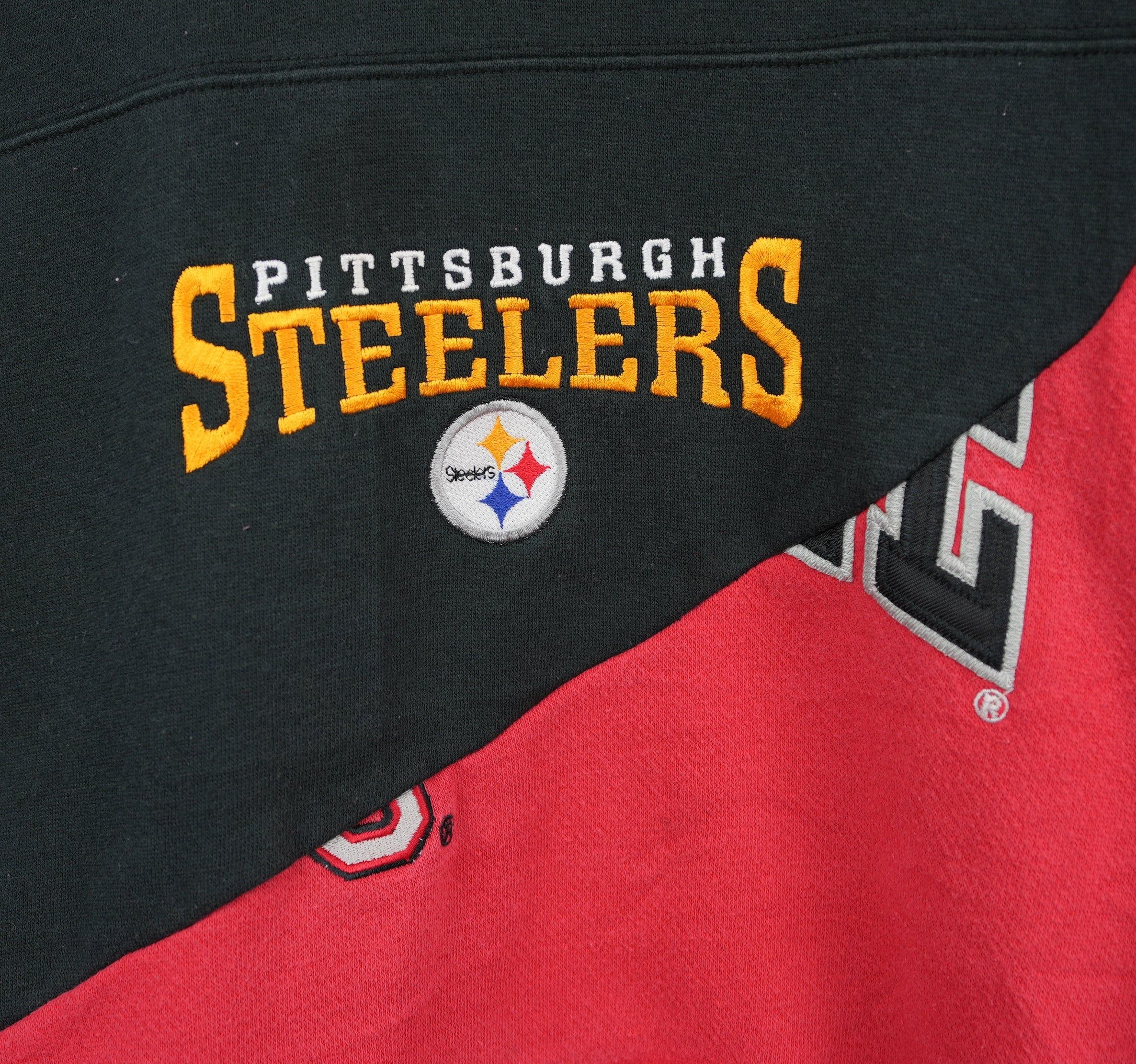 Haus Of Mojo Rework Pittsburgh Steelers Swirl Unisex Sweatshirt sold by HG Vintage product image thumbnail 2