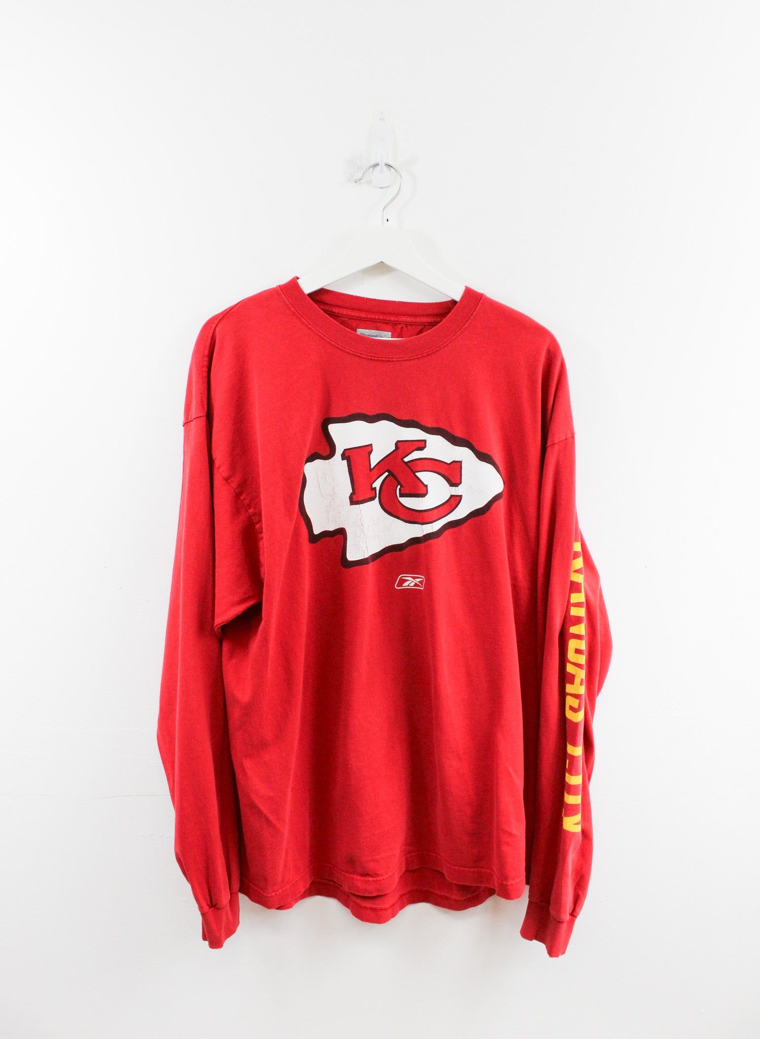 Reebok X NFL Kansas City Chiefs Long Sleeve Tee sold by HG Vintage