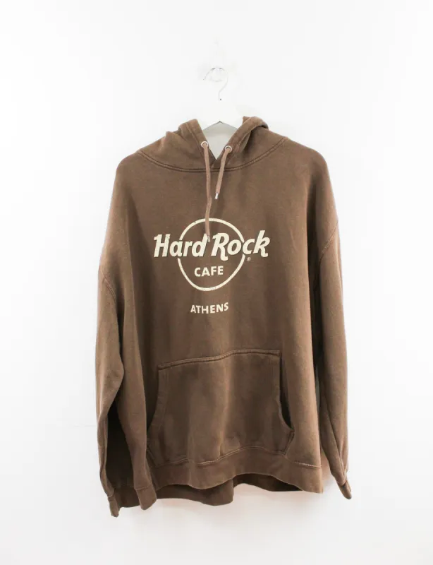 Hard Rock Café Athens Graphic Hoodie sold by HG Vintage