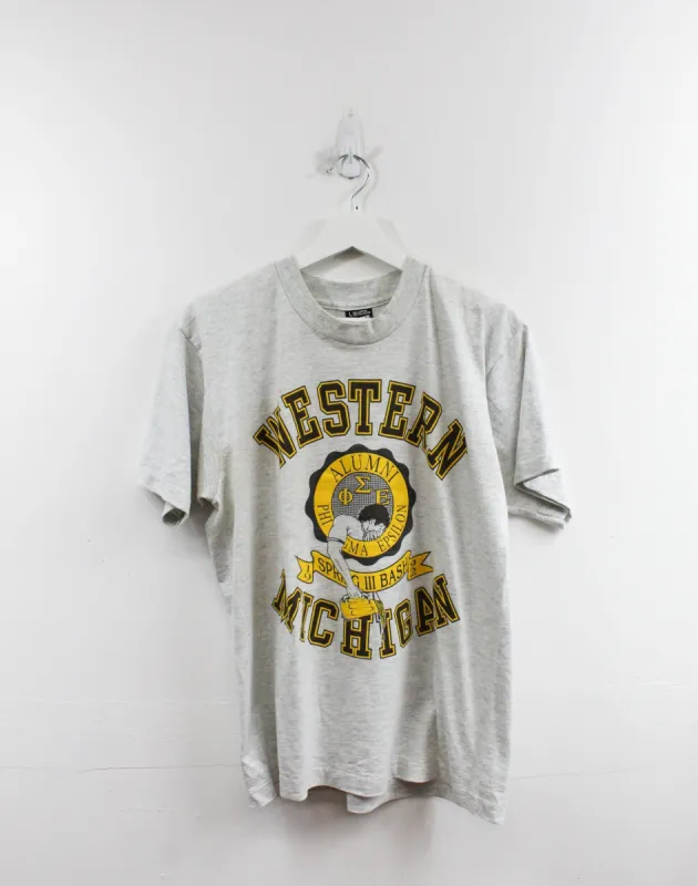Vintage 92' Western Michigan Alumni Spring Bash Tee sold by HG Vintage