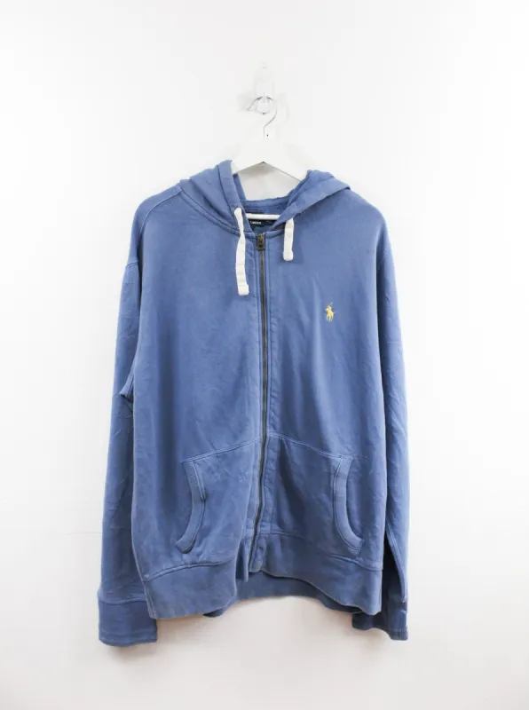 Polo Ralph Lauren Embroidered Horse Logo Zip Up Hoodie sold by HG Vintage