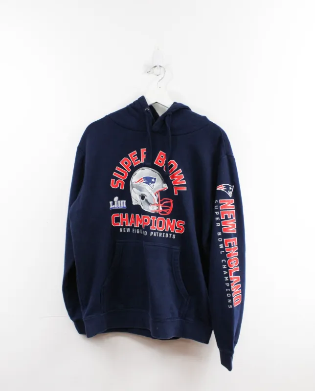 NFL 2018 New England Patriots Super Bowl 53 Champs Hoodie sold by HG Vintage