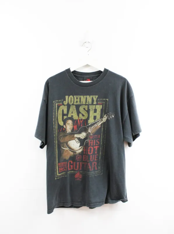 Johnny Cash Picture & Guitar Tee Zion Tag sold by HG Vintage