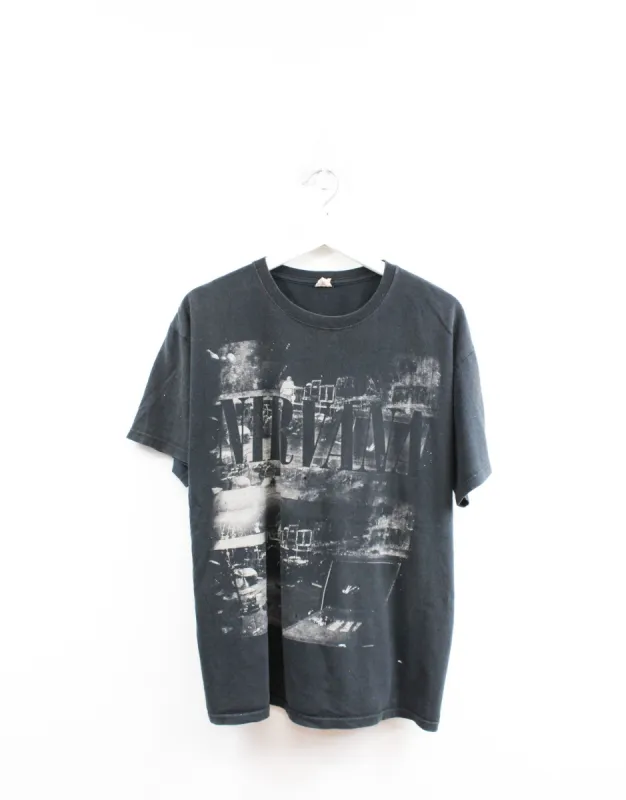 Vintage 05' Nirvana Concert Picture Tee sold by HG Vintage