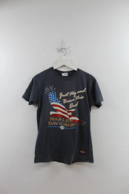CC- Vintage 1989 Harley Davidson Mackon Georgia Single Stitch Tee sold by HG Vintage