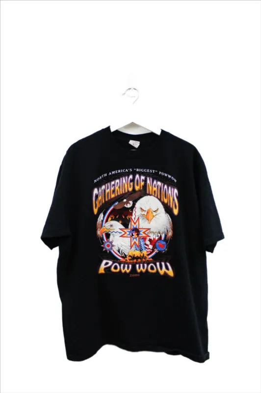 X - 2006 Gathering Of Nations Pow Wow Anvil Tag Tee sold by HG Vintage