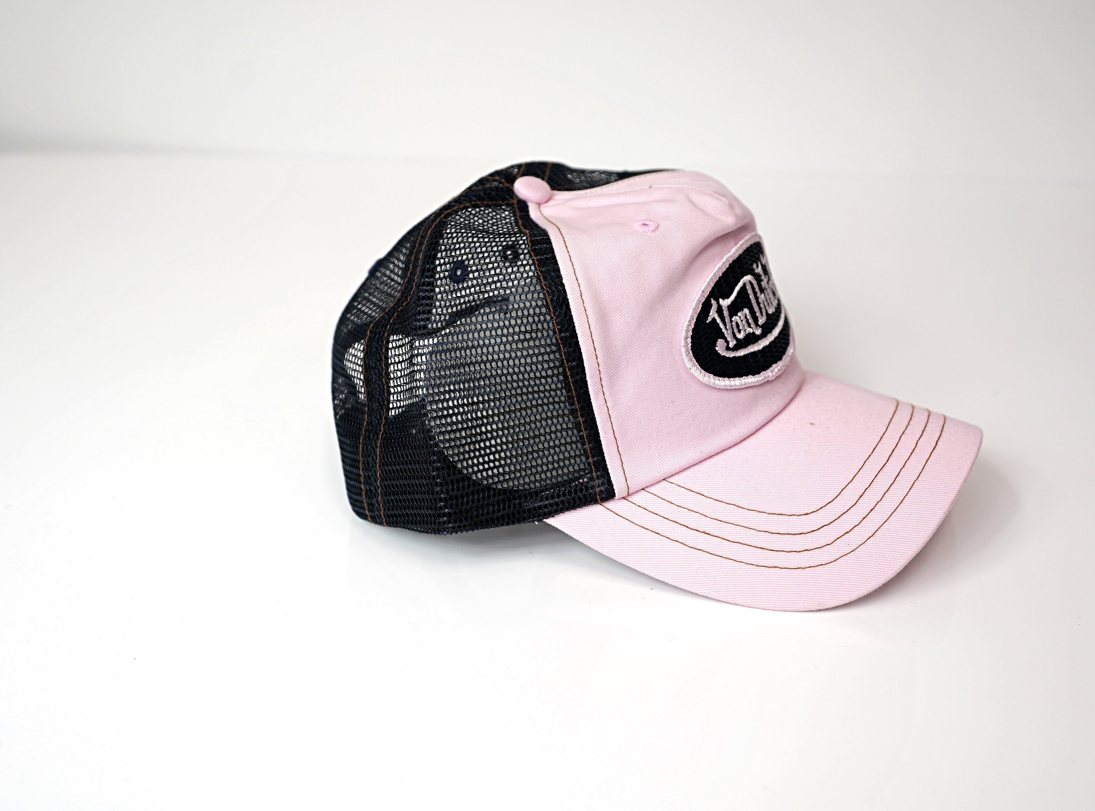 Von Dutch Deadstock Trucker Hat (Light Pink/Black) sold by HG Vintage product image thumbnail 2