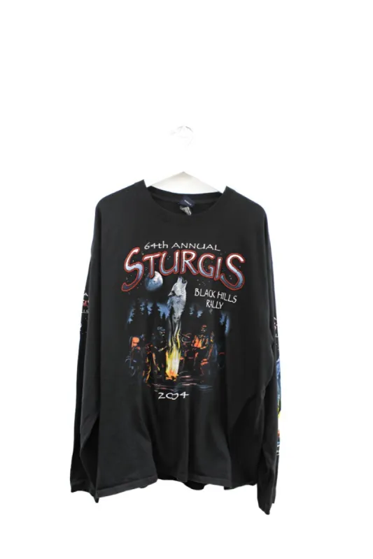 Z - 2004 Sturgis Black Hills Bike Rally Long Sleeve Tee sold by HG Vintage