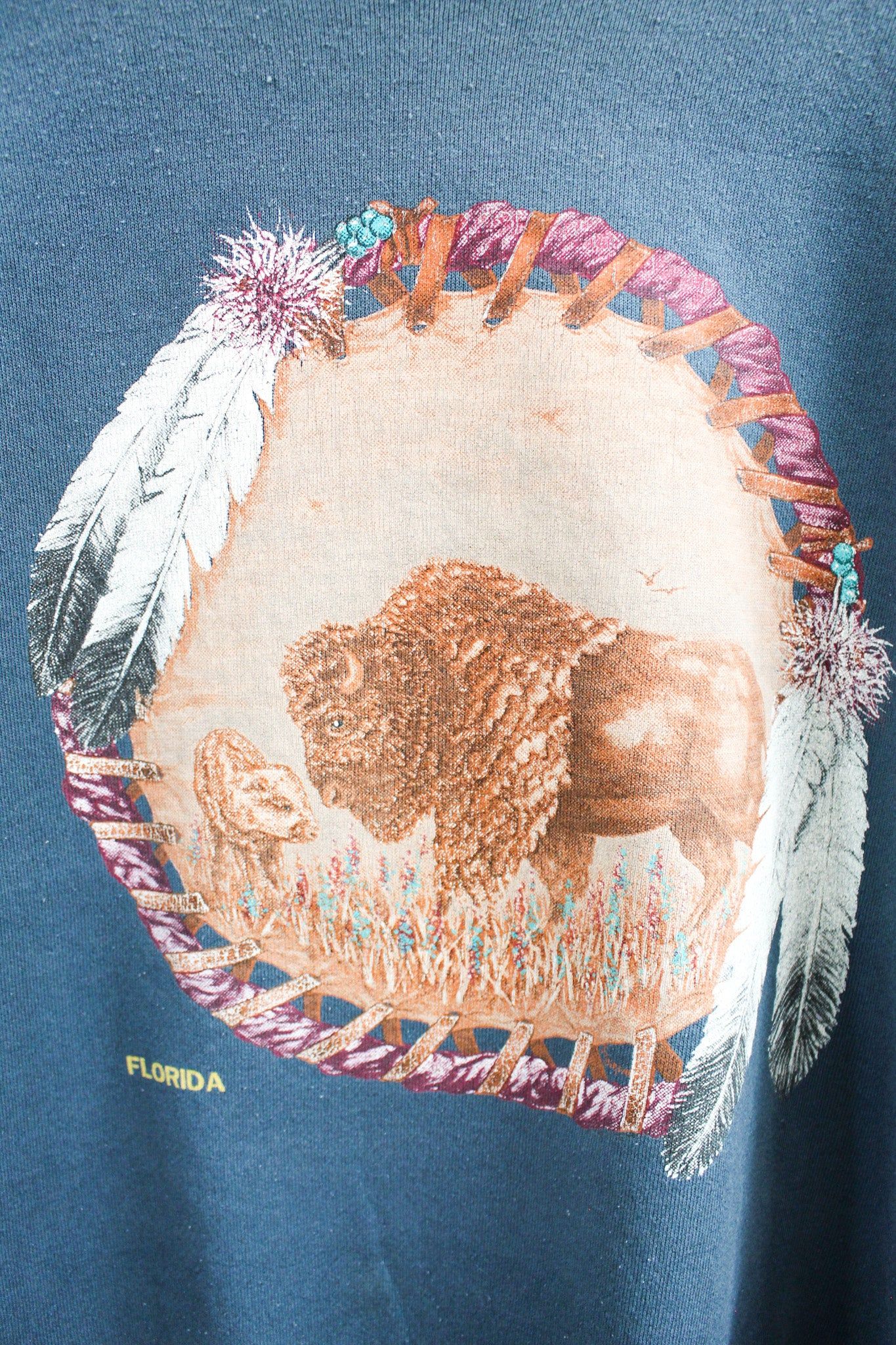 Vintage Florida Bison Dreamcatcher Crewneck sold by HG Vintage product image thumbnail 2