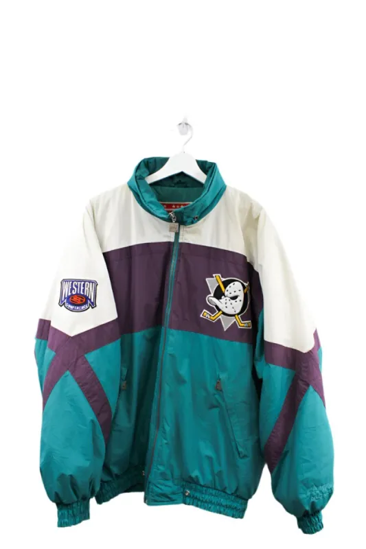 Z- Vintage Ducks Emb Logo NHL Nutmeg Winter Jacket sold by HG Vintage