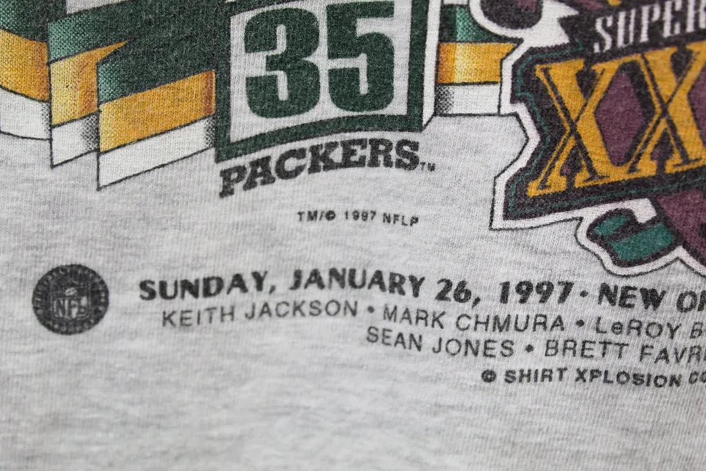 Z- Vintage 1997 Packers Super Bowl 31 Champs NFL Hanes Beefy Tee sold by HG Vintage product image thumbnail 3