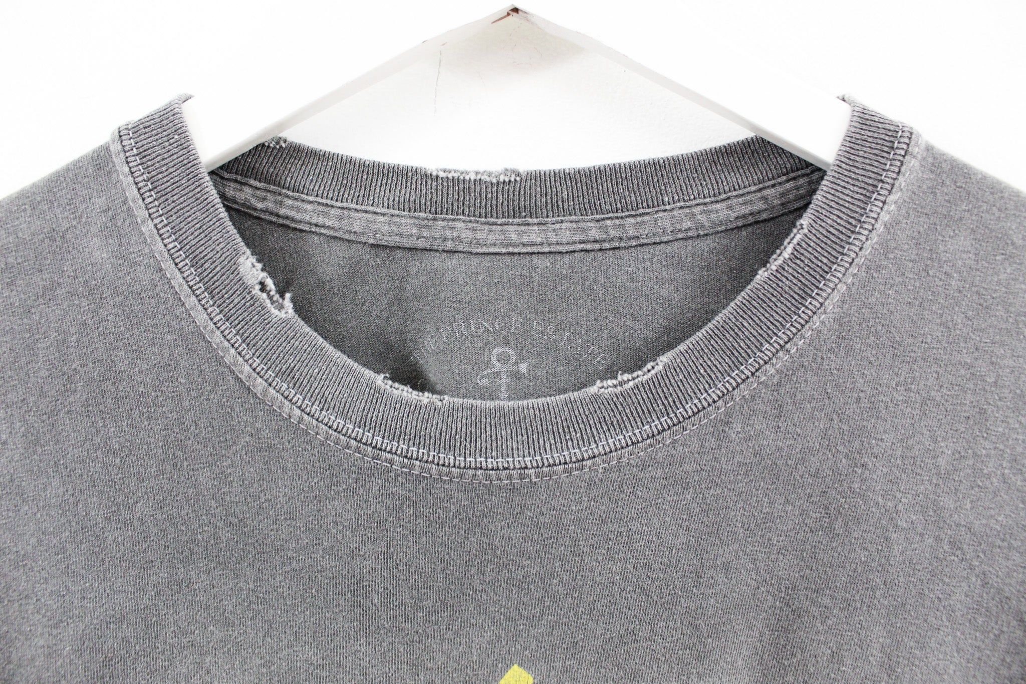 Prince Purple Rain Faded Yellow Writing Tee sold by HG Vintage product image thumbnail 2