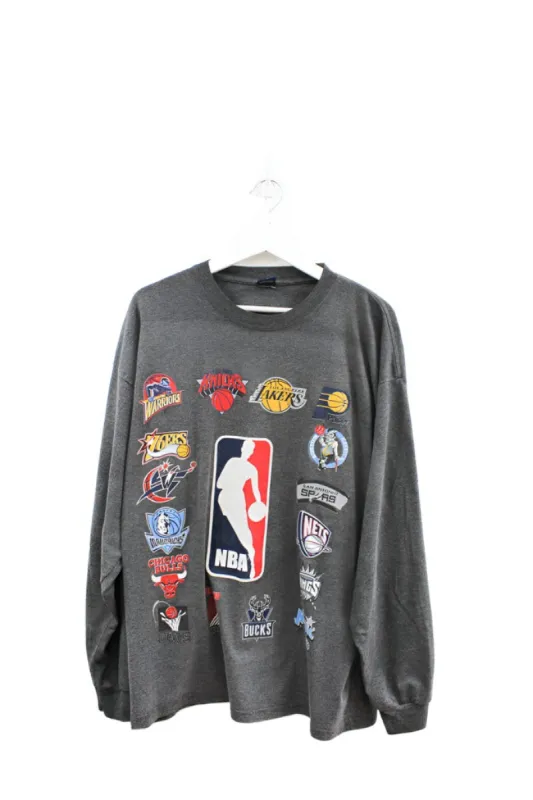 Z - NBA Teams Logo Long Sleeve Tee sold by HG Vintage