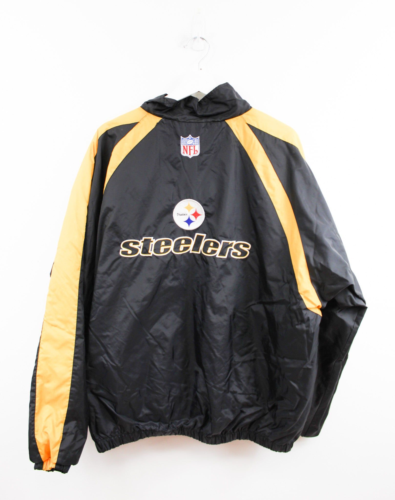 Vintage Reebok X NFL Pittsburgh Steelers Windbreaker sold by HG Vintage product image thumbnail 4