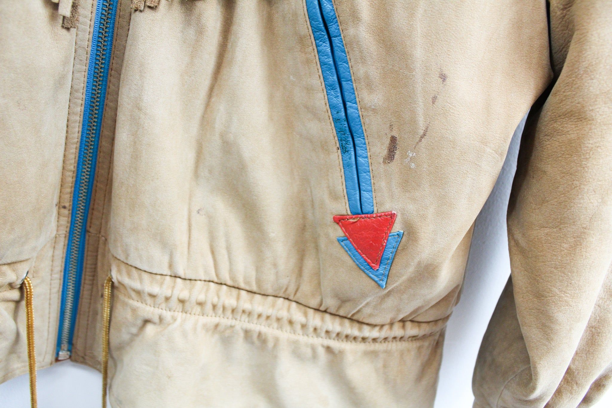 Vintage Suede Fringes Zip Up Jacket sold by HG Vintage product image thumbnail 6