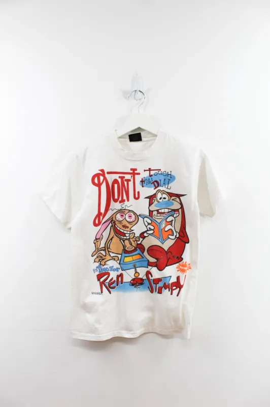 CC- Vintage 1992 Ren & Stimpy Graphic Single Stitch Tee made by HG Vintage