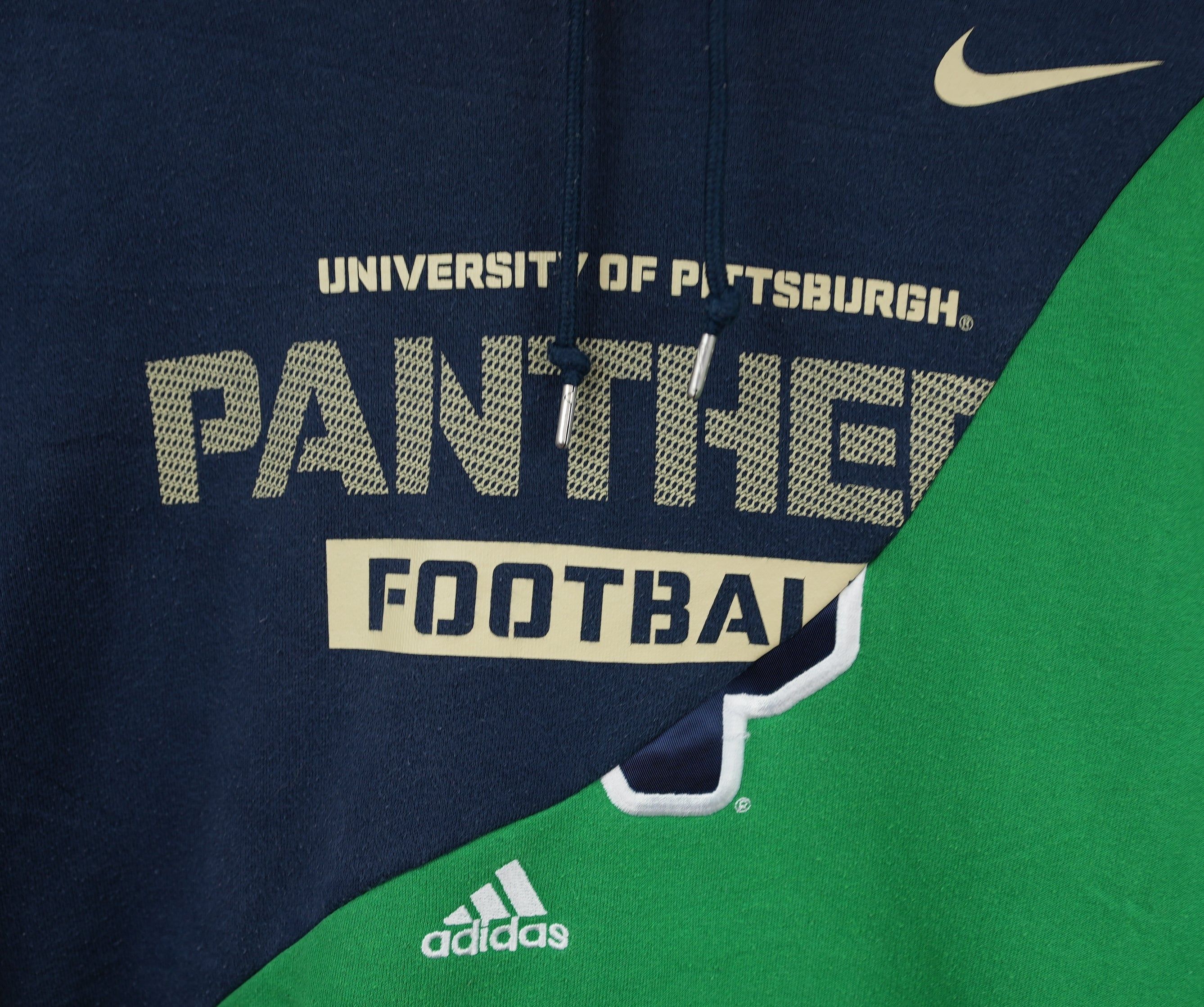 Haus Of Mojo Rework Panthers/Adidas Swirl Unisex Hoodie sold by HG Vintage product image thumbnail 2