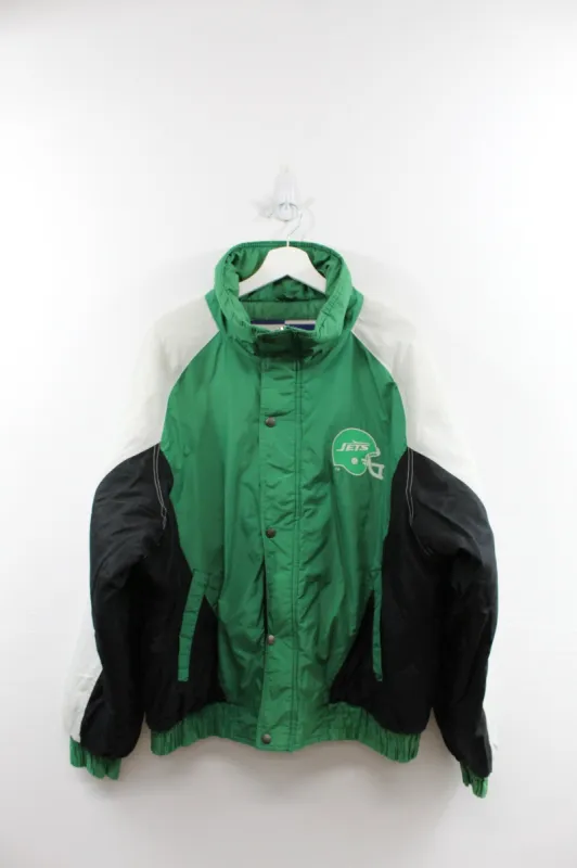 Vintage Logo 7 NFL New York Jets Winter Jacket sold by HG Vintage