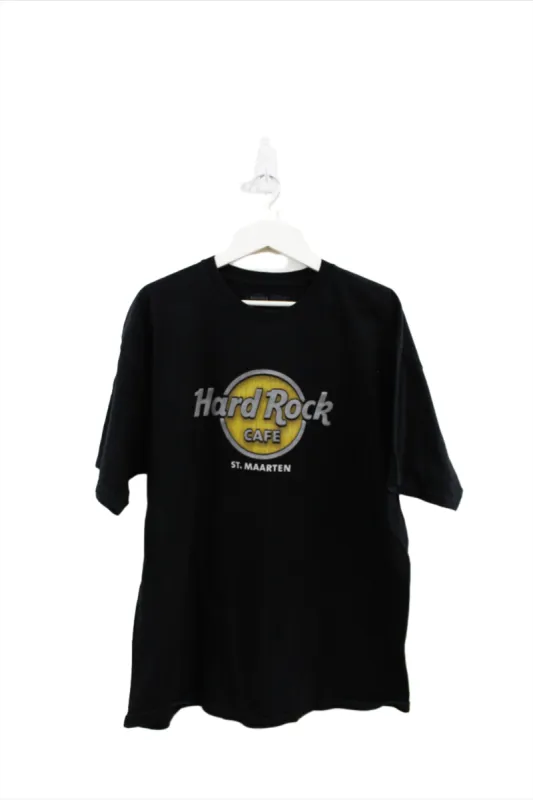 Z - Hard Rock Cafe St. Maarten Logo Tee sold by HG Vintage