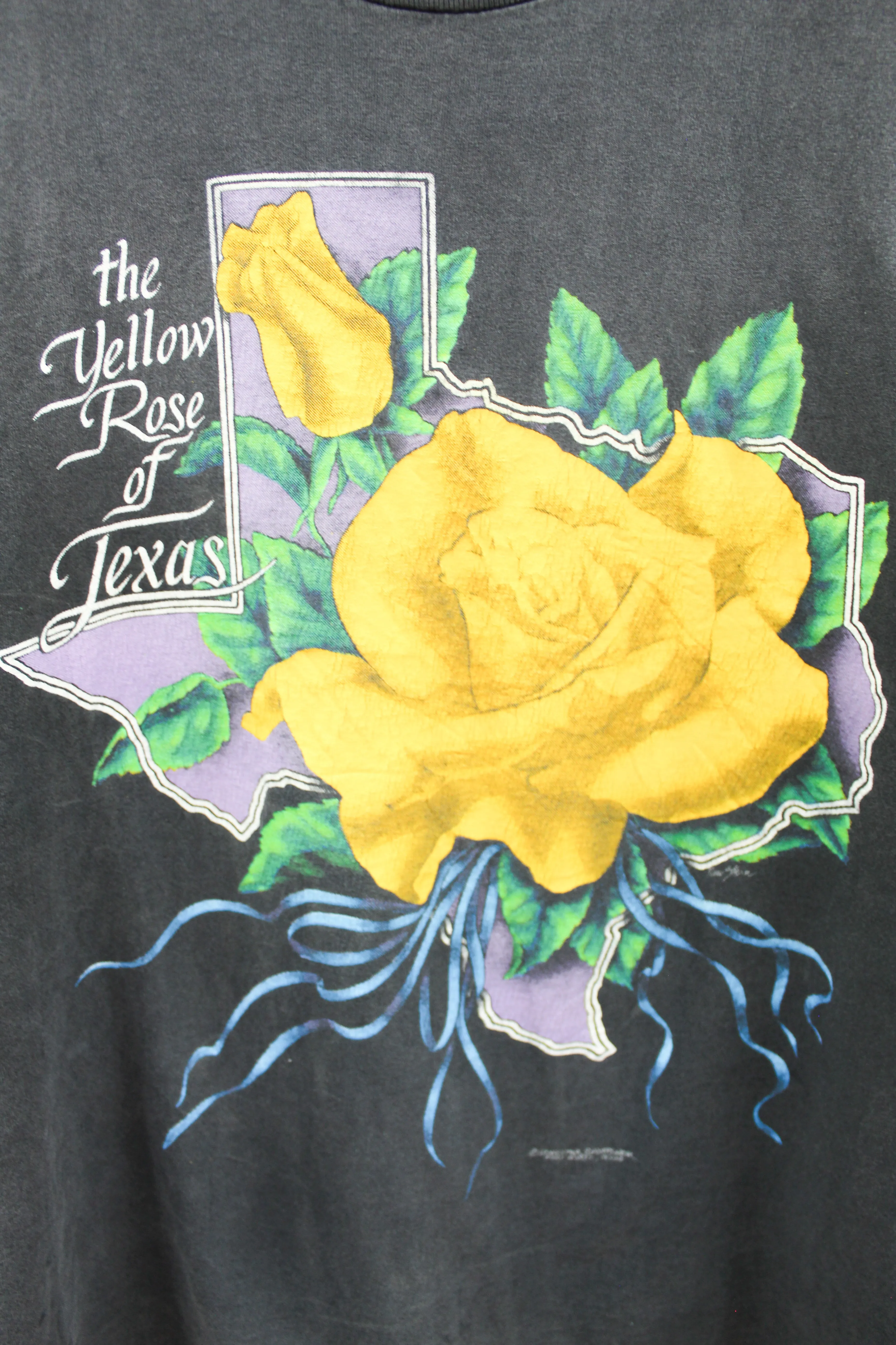 X - Vintage The Yellow Rose Of Texas Graphic Tee sold by HG Vintage product image thumbnail 2