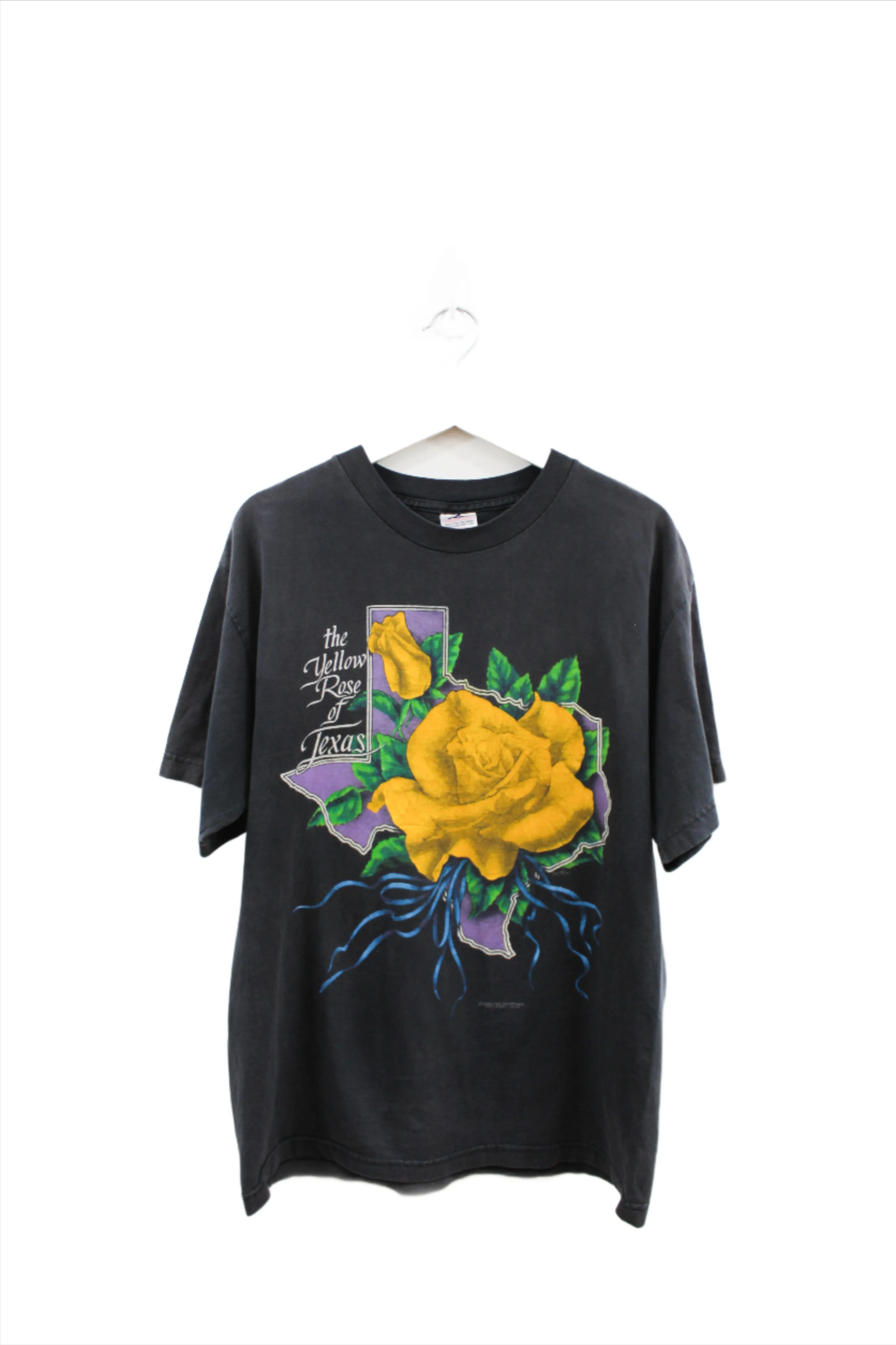X - Vintage The Yellow Rose Of Texas Graphic Tee sold by HG Vintage