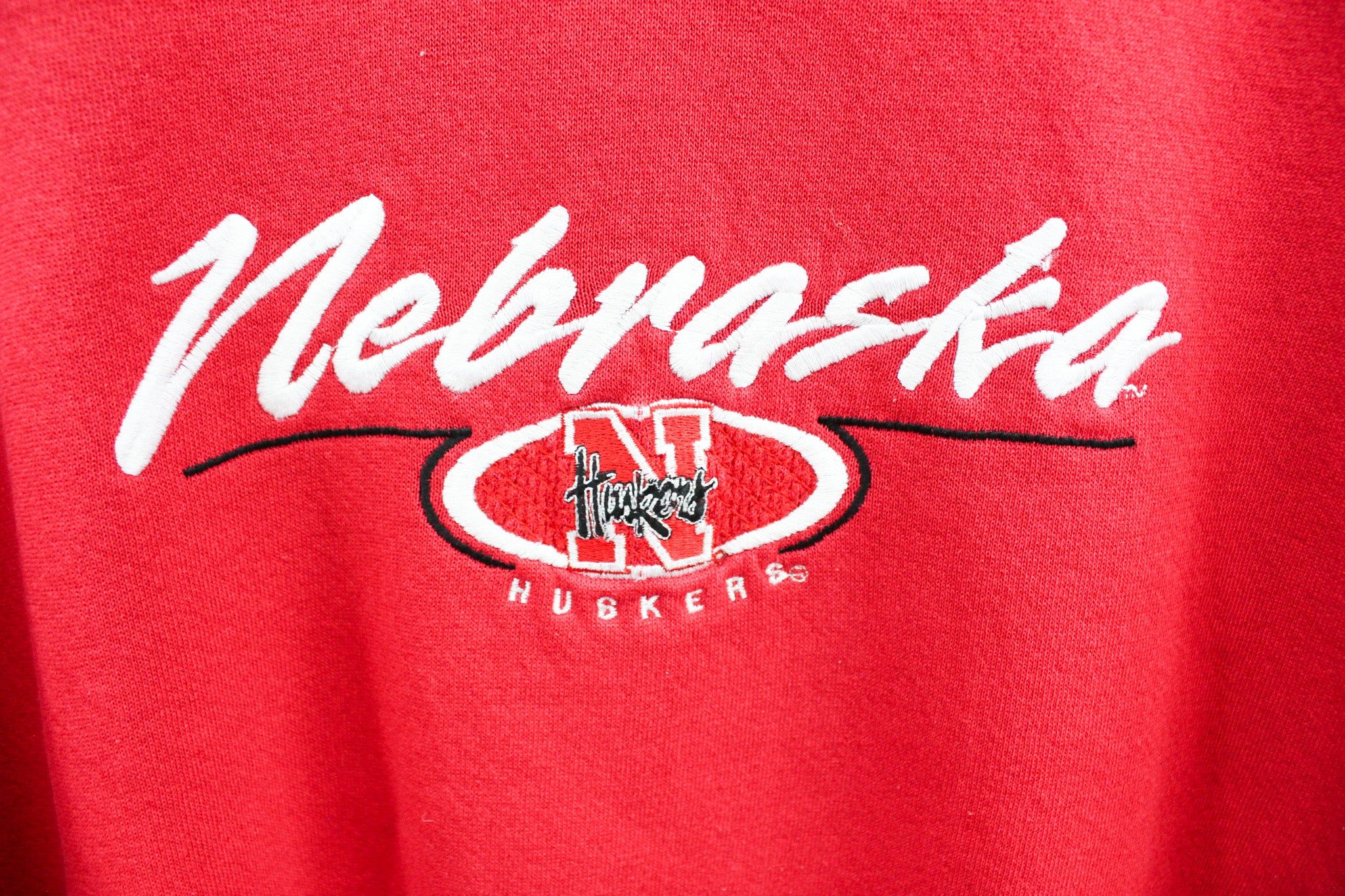 Vintage Nebraska Huskers Embroidered Logo Crewneck sold by HG Vintage product image thumbnail 2
