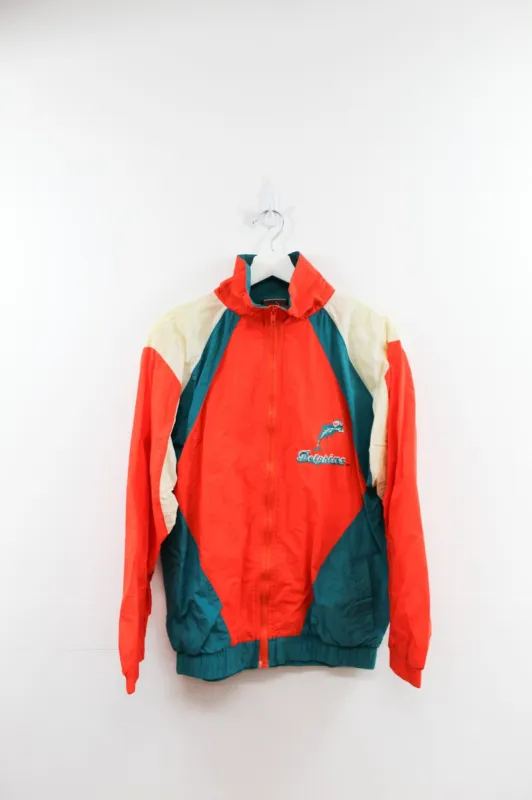 CC- Vintage NFL Miami Dolphins Nylon Windbreaker sold by HG Vintage